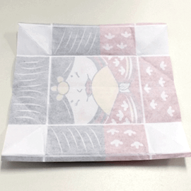 折り紙箱の折り方.1