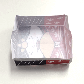 折り紙箱の折り方.14