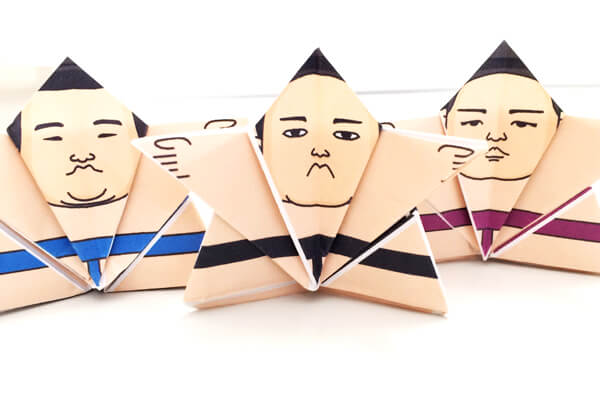 折り紙お相撲さん